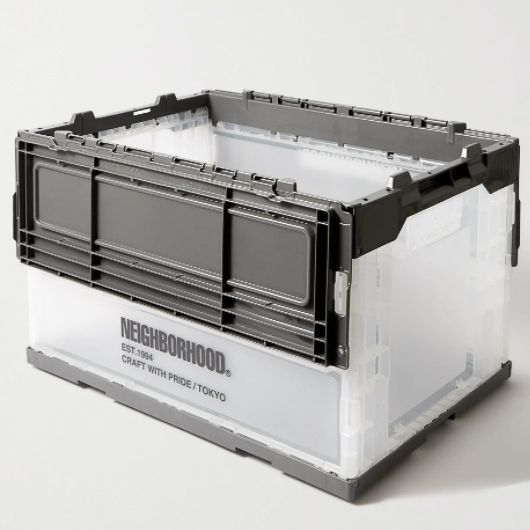 Logo-Print Folding Container - NEIGHBORHOOD | 리켓