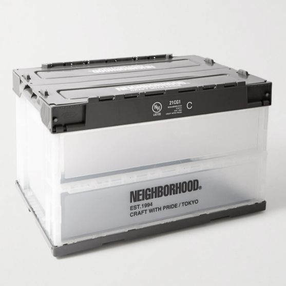 Logo-Print Folding Container - NEIGHBORHOOD | 리켓