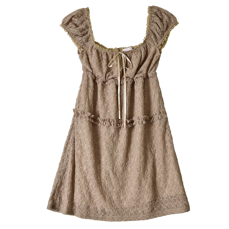 HETIT] PURE Lace Mini Dress (Mocha) HETIT 리켓