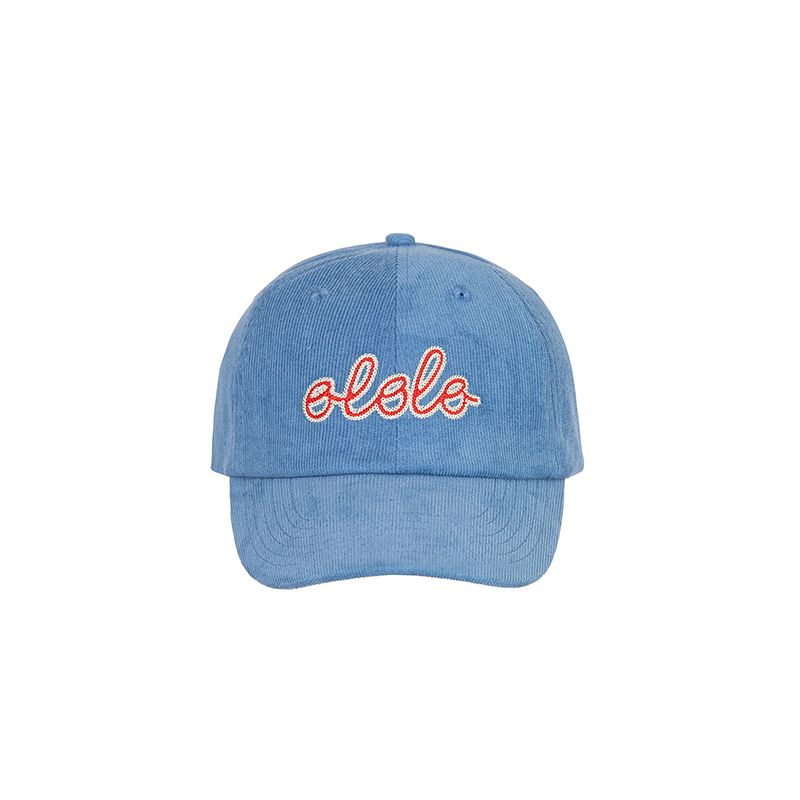 [OLOLO] Cursive Cord Cap - Blue - OLOLO | 리켓