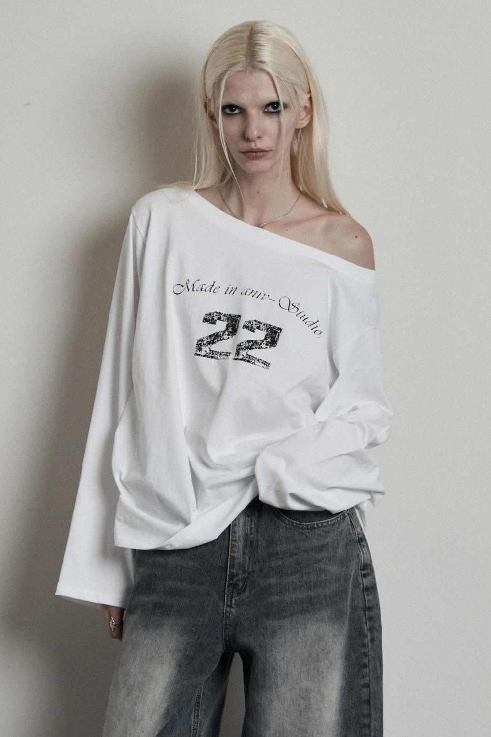 ★ANIV★ TWENTY TWO OFF SHOULDER LONG SLEEVE Zeagoo Womens Long Sleeve Off The Shoulder Casual Crop Tops