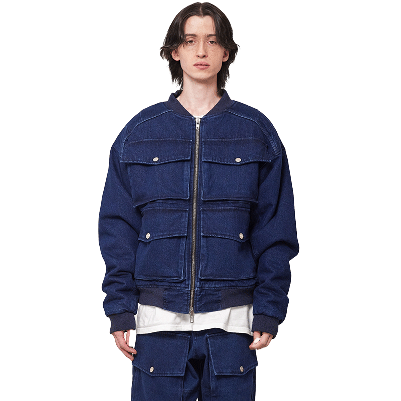[STUDIO WEIRD] Cargo jacket (DENIM - STUDIO WEIRD | 리켓